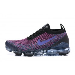 Perfectkicks (W/M) Nike Air VaporMax Flyknit 3 Black Purple Shoes AJ6900-009