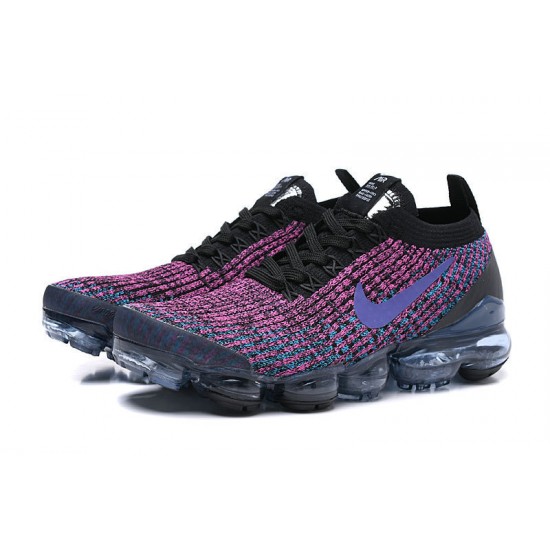 Perfectkicks (W/M) Nike Air VaporMax Flyknit 3 Black Purple Shoes AJ6900-009