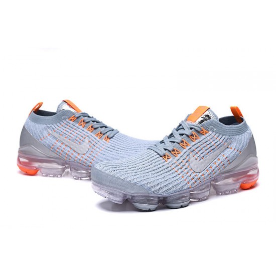 Perfectkicks (W/M) Nike Air VaporMax Flyknit 3 Grey Orange Shoes AJ6900-003