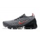 Perfectkicks (W/M) Nike Air VaporMax Flyknit 3 Grey Red Shoes AJ6900-012