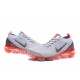 Perfectkicks (W/M) Nike Air VaporMax Flyknit 3 Grey Red Shoes AJ6900-600