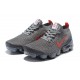 Perfectkicks (W/M) Nike Air VaporMax Flyknit 3 Grey Red Shoes CT1270-001