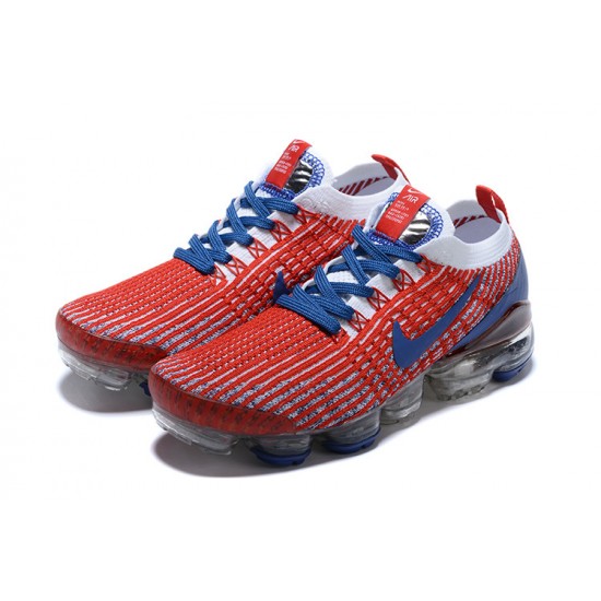 Perfectkicks (W/M) Nike Air VaporMax Flyknit 3 Red Blue Shoes CW5585-100