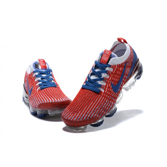 Perfectkicks (W/M) Nike Air VaporMax Flyknit 3 Red Blue Shoes CW5585-100