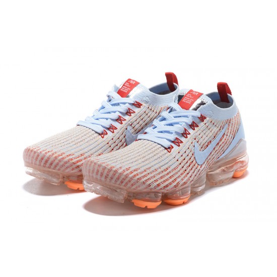 Perfectkicks (W/M) Nike Air VaporMax Flyknit 3 White Orange Shoes AJ6910-400