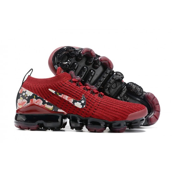 Perfectkicks (W) Nike Air VaporMax Flyknit 3 Red Black Shoes CT1274 -600