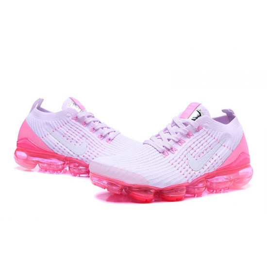 Perfectkicks (W) Nike Air VaporMax Flyknit 3 White Pink Shoes AJ6910-005