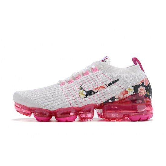 Perfectkicks (W) Nike Air VaporMax Flyknit 3 White Pink Shoes AJ6910-601