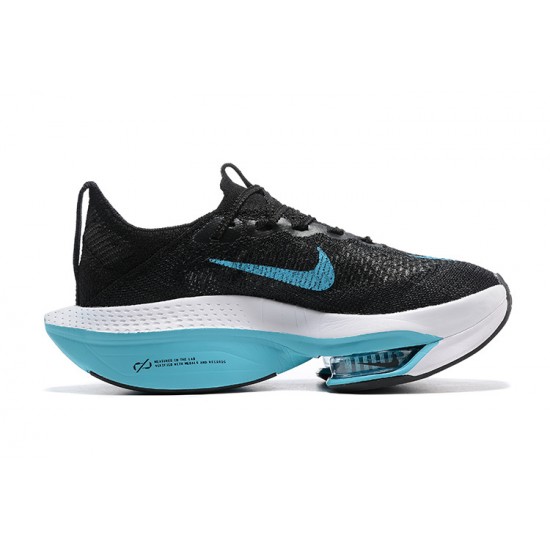 Perfectkicks (W/M) Nike Air Zoom Alphafly Next 2 Black and Blue Shoes 