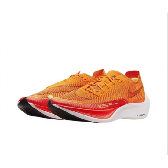 Perfectkicks (W/M) Nike ZoomX VaporFly NEXT Orange Red Shoes 