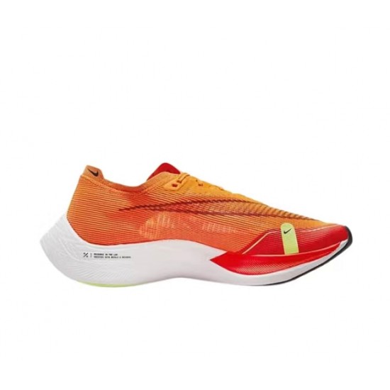 Perfectkicks (W/M) Nike ZoomX VaporFly NEXT Orange Red Shoes 