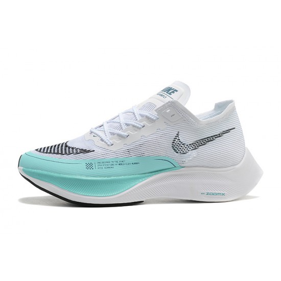 Perfectkicks (W/M) Nike ZoomX VaporFly NEXT White Blue Shoes 