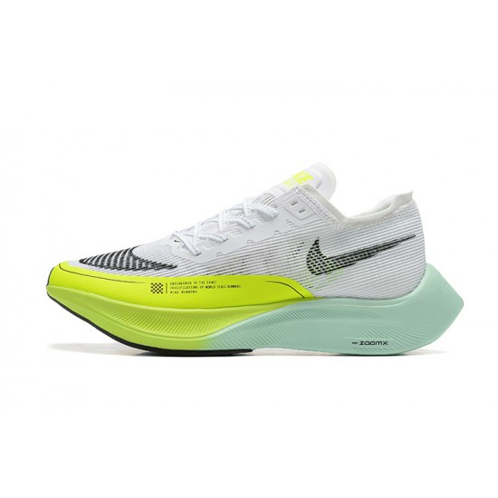 Perfectkicks (W/M) Nike ZoomX VaporFly NEXT White Yellow Shoes 