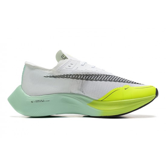 Perfectkicks (W/M) Nike ZoomX VaporFly NEXT White Yellow Shoes 