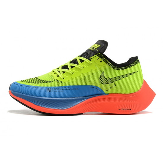 Perfectkicks (W/M) Nike ZoomX VaporFly NEXT Yellow Blue Shoes 