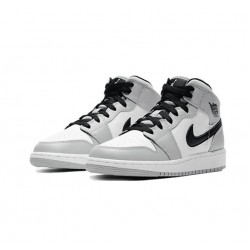 Perfectkicks Air Jordans 1 Mid Light Smoke Gray 554724 092 Shoes