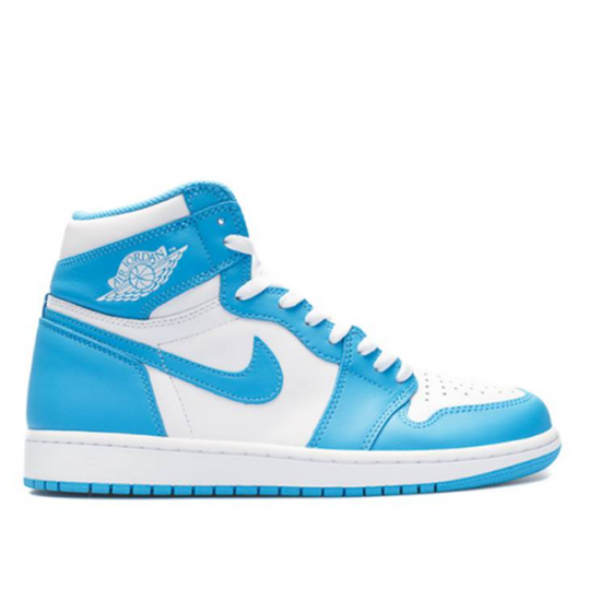 Perfectkicks Air Jordans 1 High UNC' Blue Blue 555088 117 Shoes