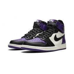 Perfectkicks Air Jordans 1 High Court Purple COURT PURPLE 555088 501 Shoes