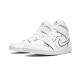 Perfectkicks Air Jordans 1 Mid Iridescent Reflective White White CK6587 100 Shoes