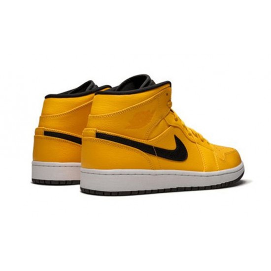 Perfectkicks Air Jordans 1 Mid Taxi Yellow UNIVERSITY GOLD 554724 700 Shoes
