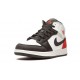 Perfectkicks Air Jordans 1 Mid White Red Black WHITE WHITE BQ6931 100 Shoes