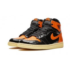 Perfectkicks Air Jordans 1 High Shattered Backboard BLACK 555088 028 Shoes