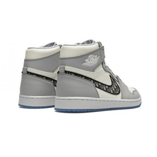 Perfectkicks Air Jordans 1 High WOLF GREY WOLF GREY CN8607 002 Shoes