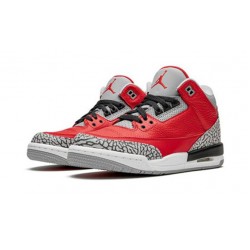 Perfectkicks Air Jordans 3 Red Cement VARSITY RED CQ0488 600 Shoes