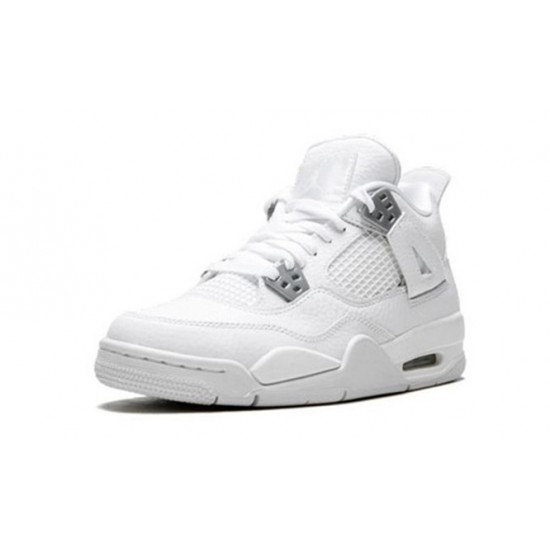 Perfectkicks Air Jordans 4 Pure Money WHITE 408452 100 Shoes