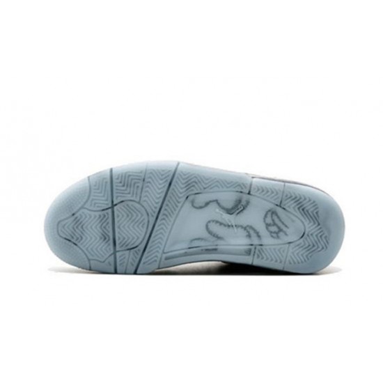 Perfectkicks Air Jordans 4 X KAWS Gray COOL GREY COOL GREY 930155 003 Shoes