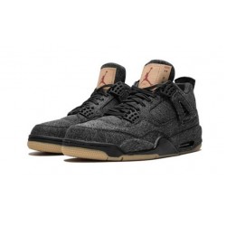 Perfectkicks Air Jordans 4 X Levis Black Black AO2571 001 Shoes