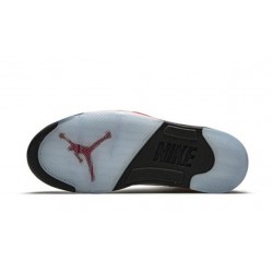 Perfectkicks Air Jordans 5 Fire Red TRUE WHITE DA1911 102 Shoes