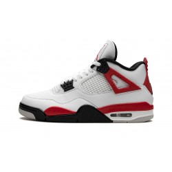 Nike Air Jordan 4 White Red Cement Mens DH6927-161 Shoes